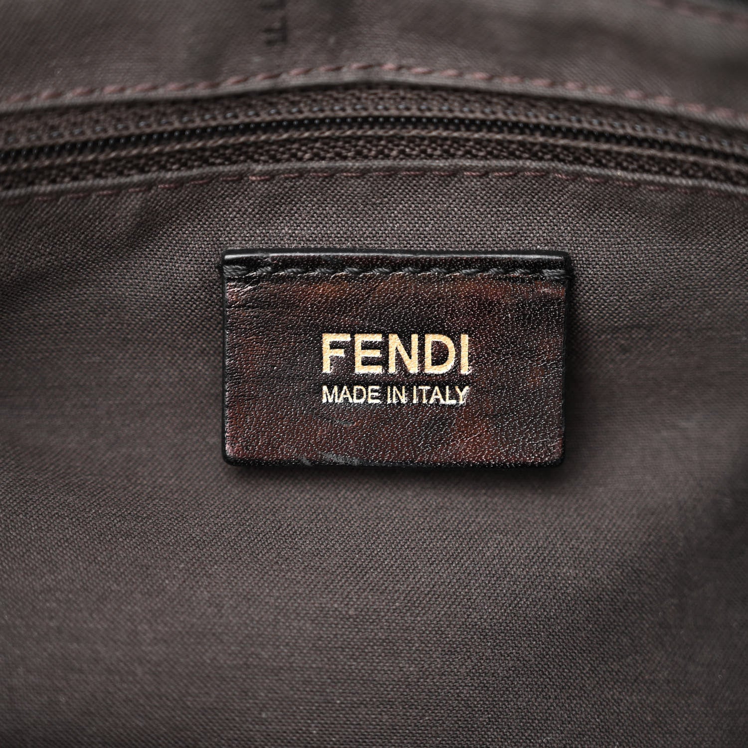 Fendi Crinkled Lambskin Mia Shoulder Flap Black 6 of 11