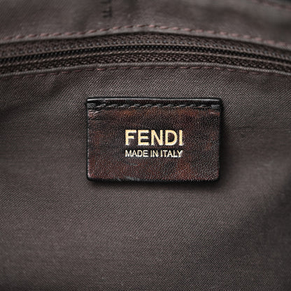 Fendi Crinkled Lambskin Mia Shoulder Flap Black 6 of 11