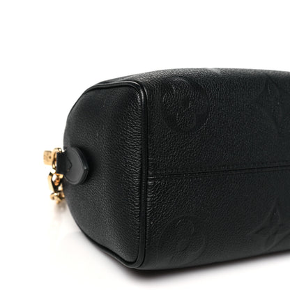 Louis Vuitton Empreinte Monogram Giant Speedy Bandouliere 20 Black 8 of 9