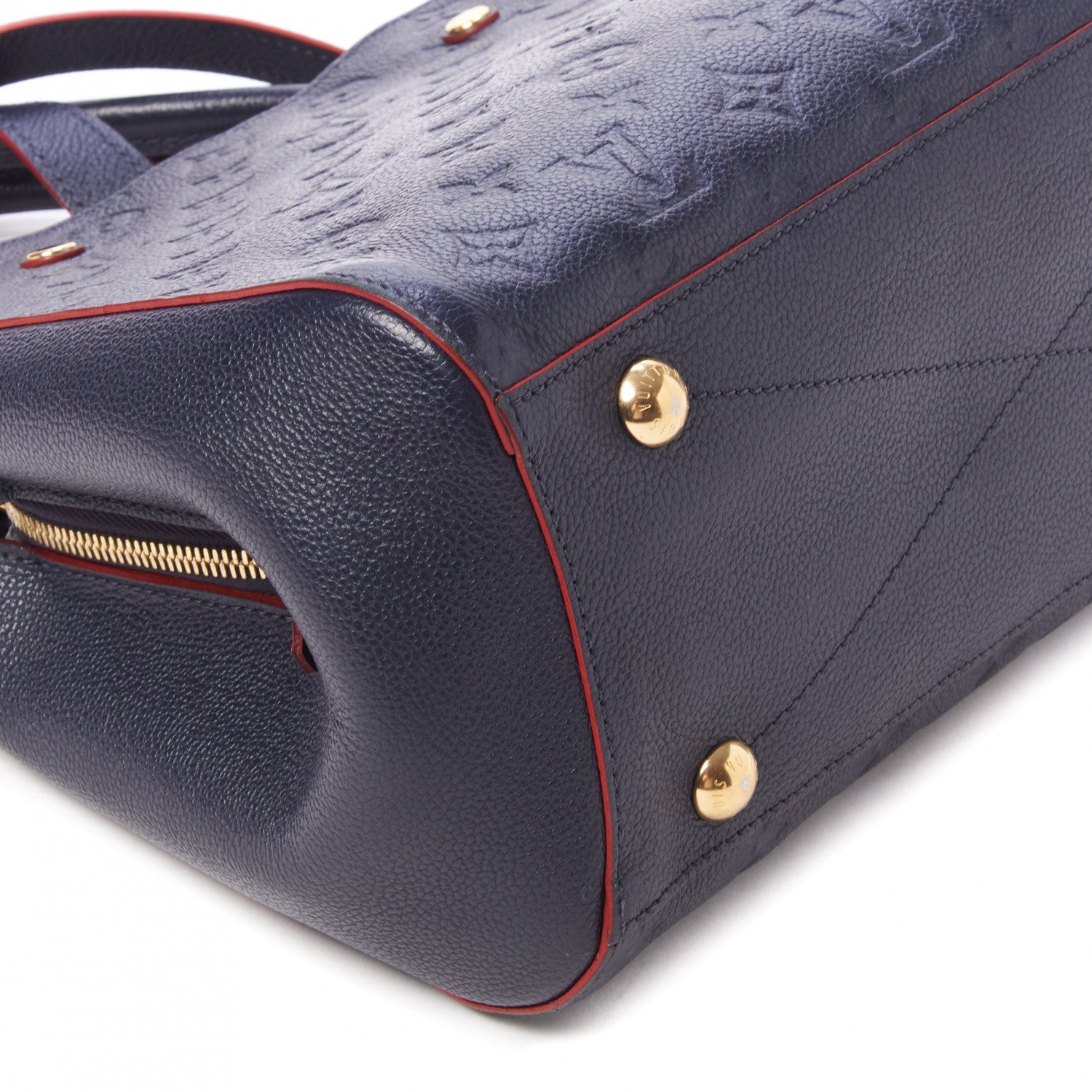 Louis Vuitton Empreinte Montaigne MM Marine Rouge 6 of 8