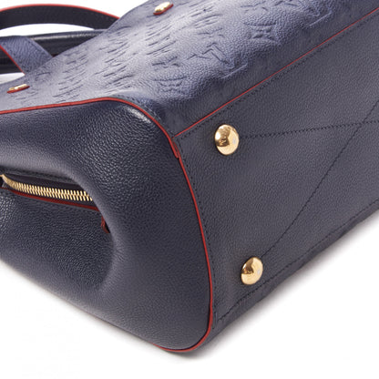 Louis Vuitton Empreinte Montaigne MM Marine Rouge 6 of 8