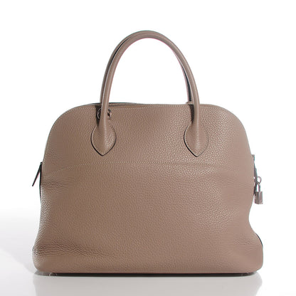 Hermes Taurillon Clemence Bolide 35 Gris Tourterelle 4 of 21