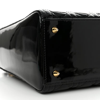 Christian Dior Patent Cannage Medium Lady Dior Black 9 of 10