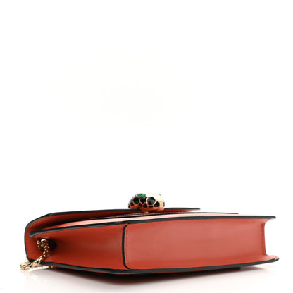 Bulgari Calfskin Serpenti Forever Crossbody Bag Coral 4 of 13