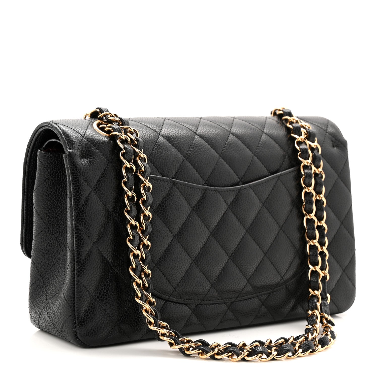 Chanel Caviar Quilted Medium Double Flap Black 3 of 11