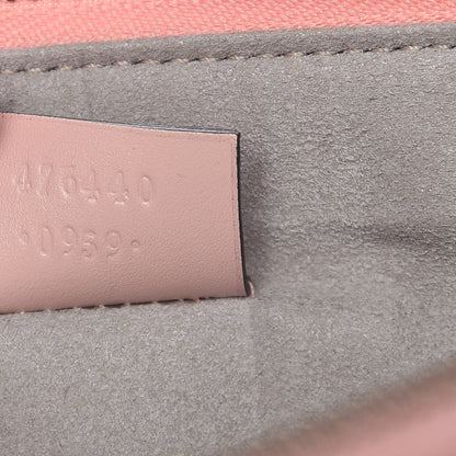 Gucci Calfskin Matelasse Large GG Marmont Zip Pouch Perfect Pink 9 of 9