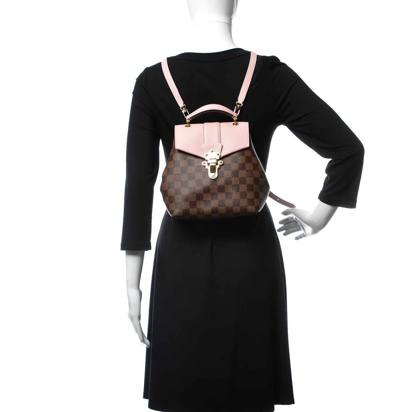 Damier Ebene Clapton Backpack Magnolia
