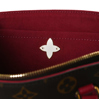 Louis Vuitton Monogram Flower Zipped Tote PM Lie de Vin 13 of 16