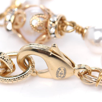 Chanel Pearl CC Short Necklace Gold 4 of 4