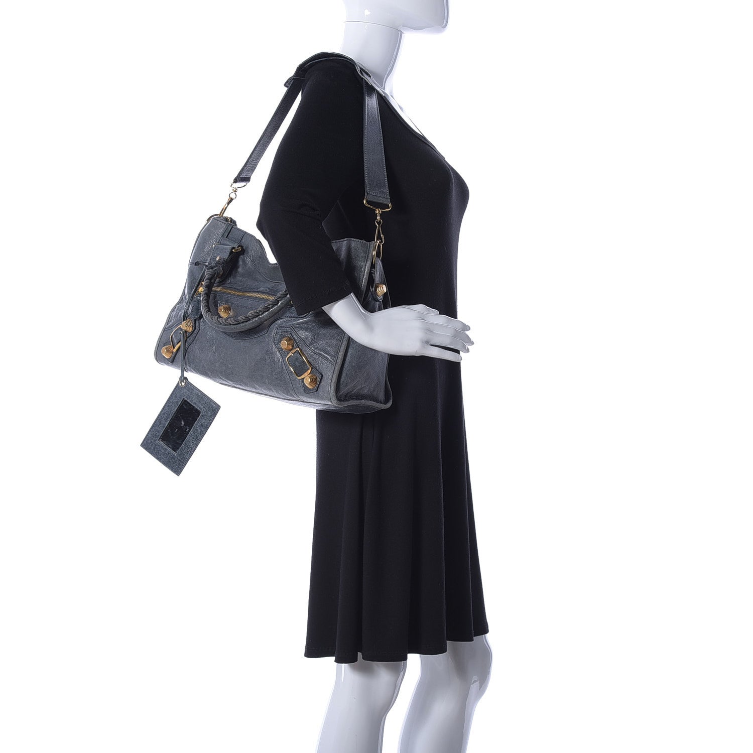 Balenciaga Agneau Giant 21 Gold Hardware City Anthracite 2 of 31