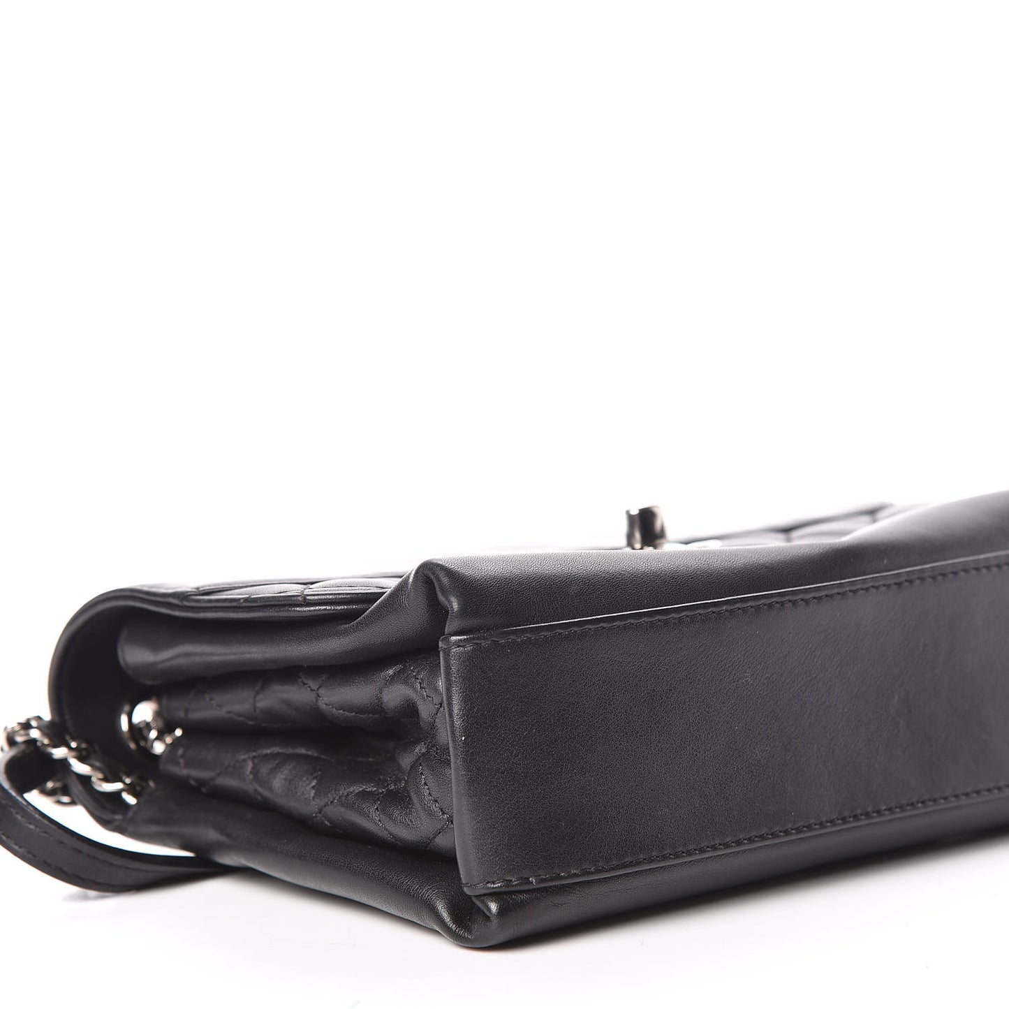 Calfskin Mini Tramezzo Flap Black
