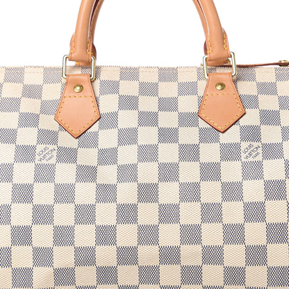 Louis Vuitton Damier Azur Speedy 30 7 of 9