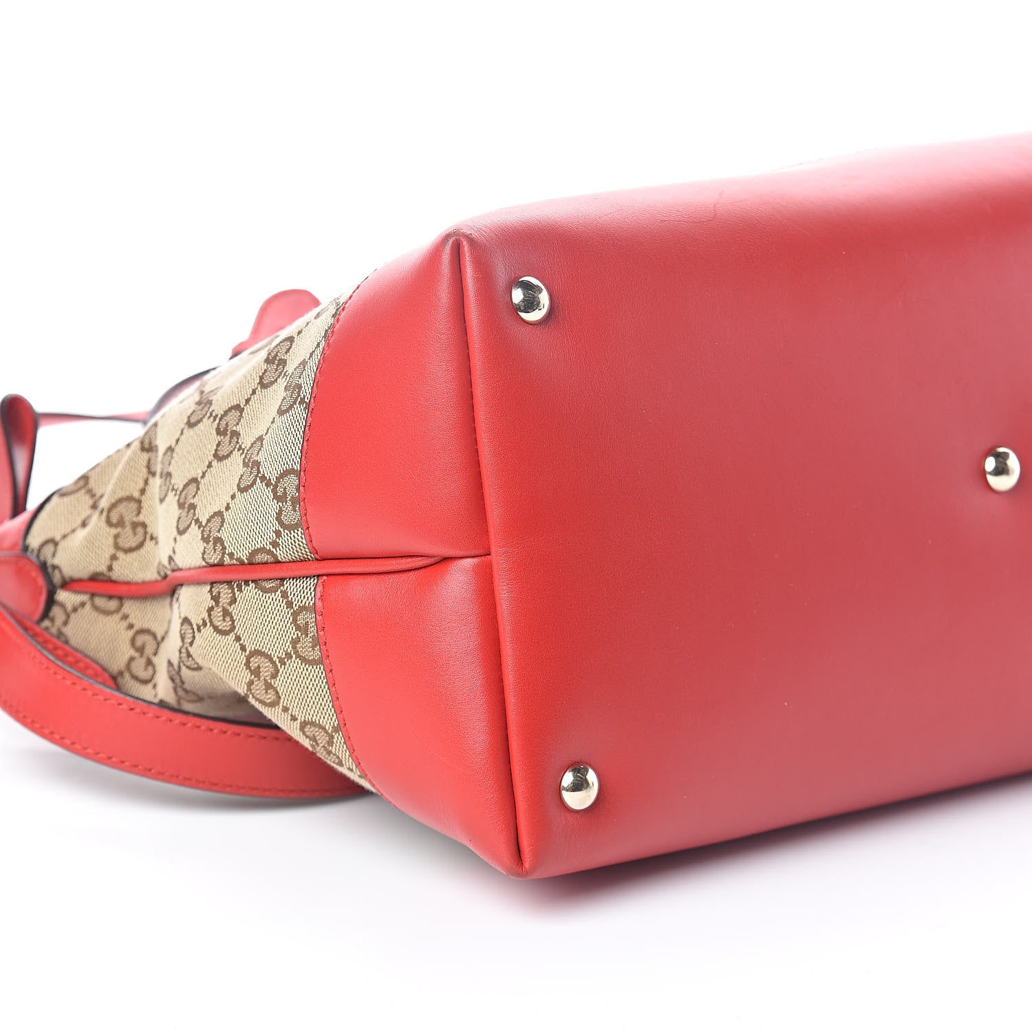 Gucci Monogram Valentine Tote Red 9 of 10