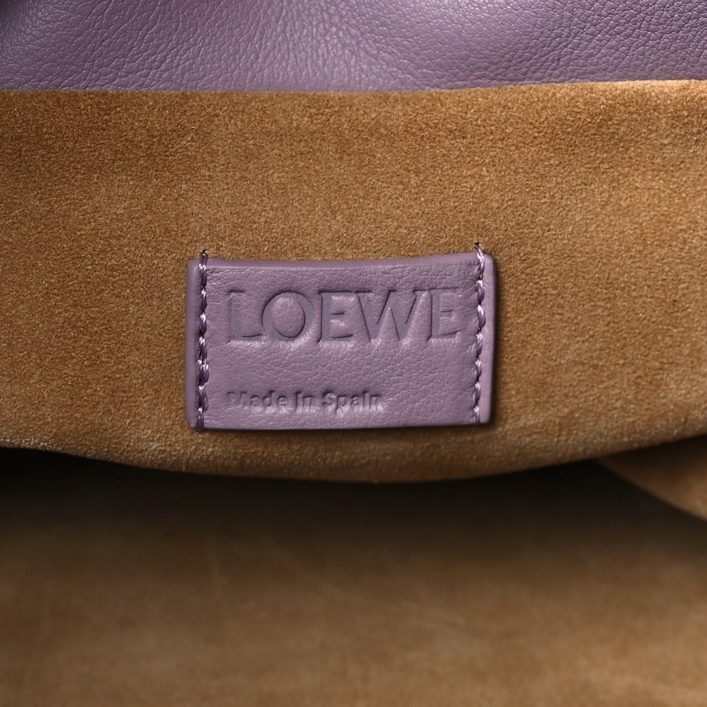 Nappa Flamenco Knot Clutch Pale Aubergine Glaze
