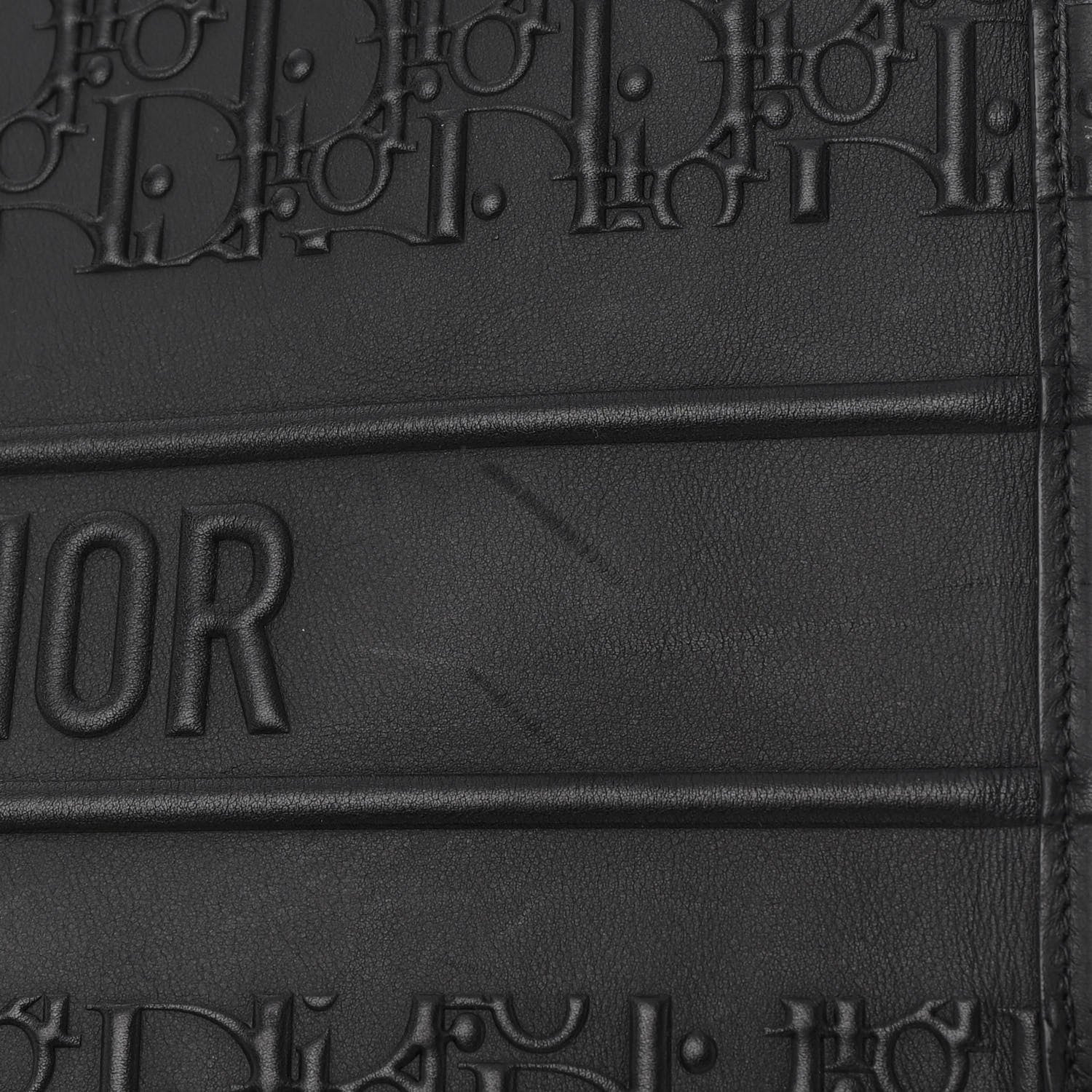 Christian Dior Oblique Calfskin Embossed Large Book Tote Black 14 of 17