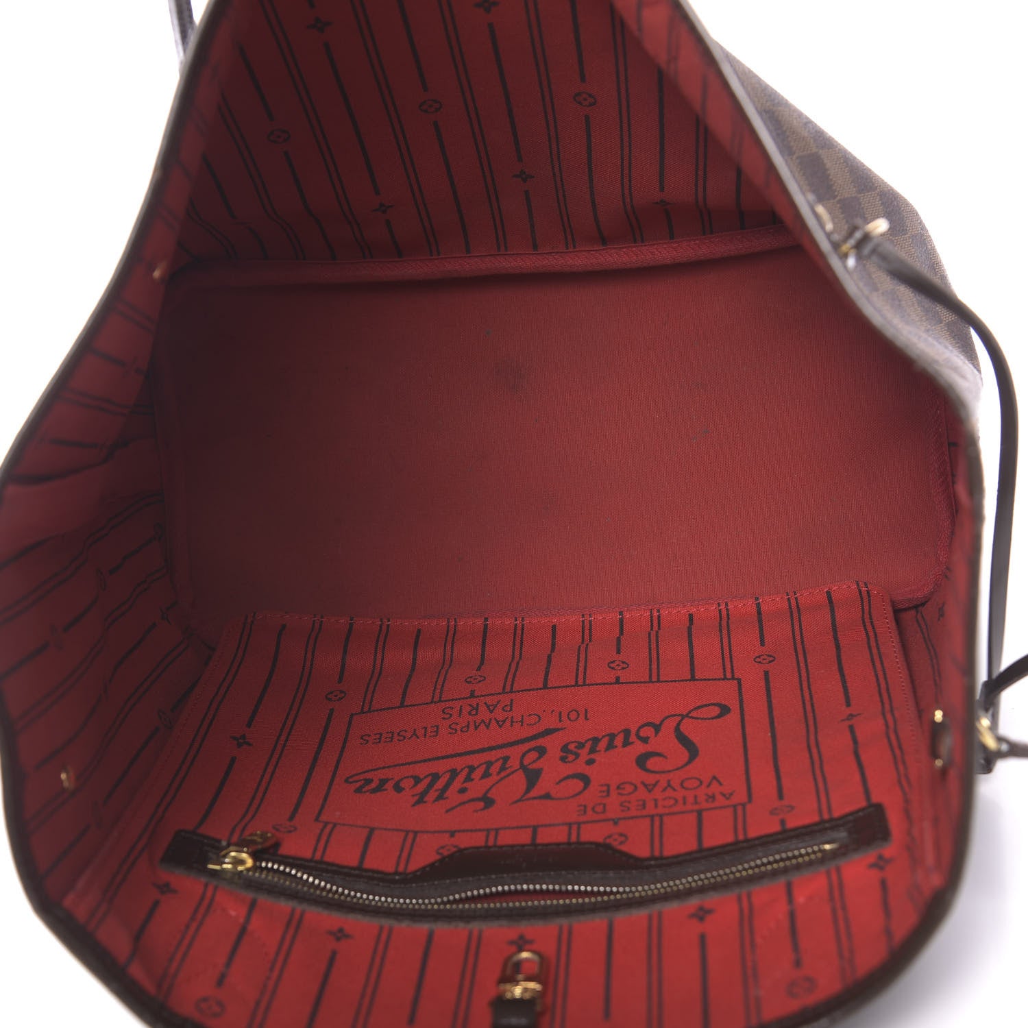 Louis Vuitton Damier Ebene Neverfull MM 5 of 13