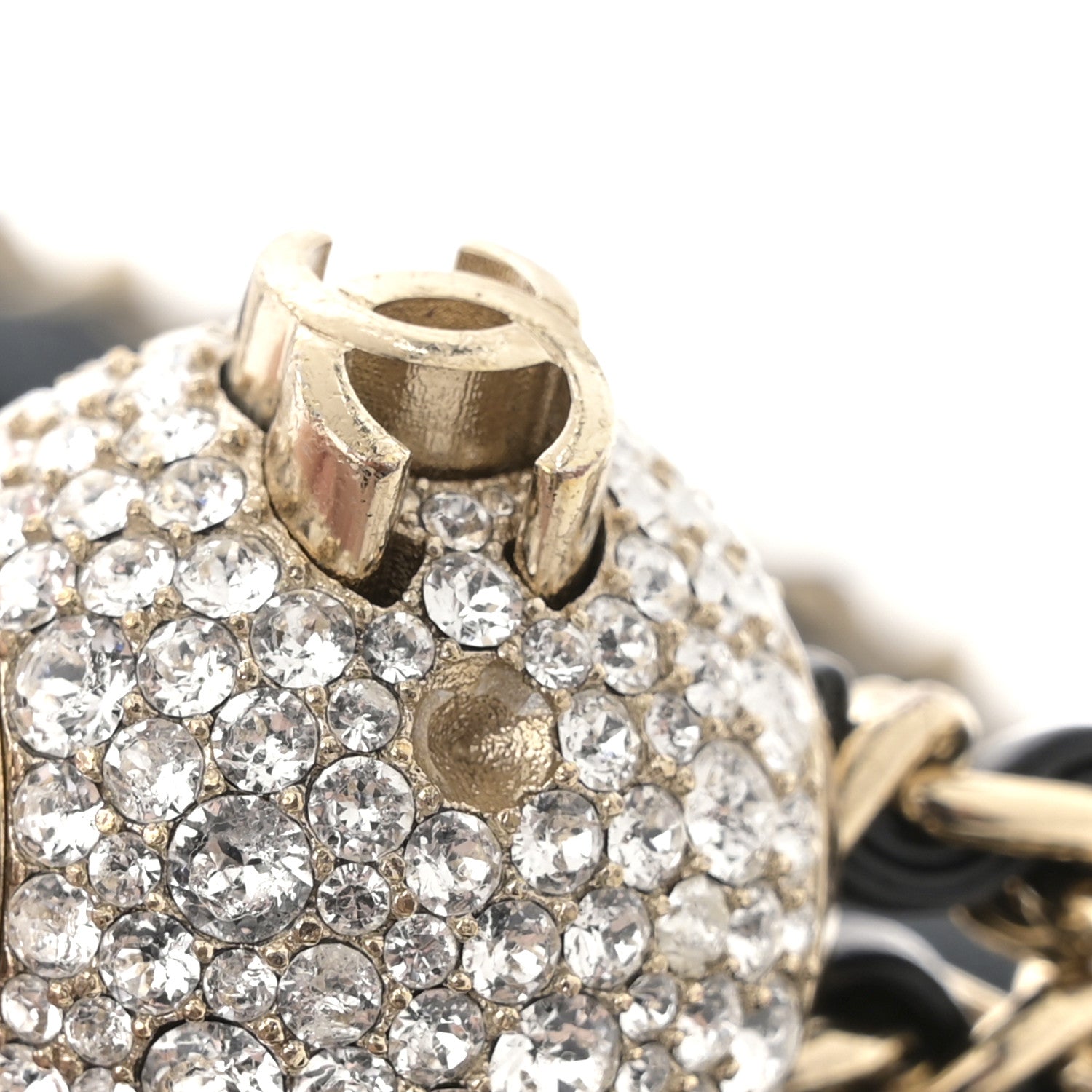 小物 CHANEL Chanel Velvet Quilted Mini Rectangular Pearl Crush Flap Black
