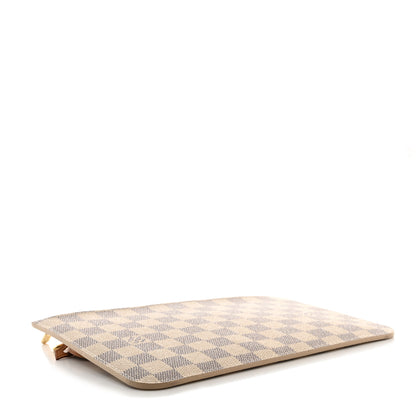 Louis Vuitton Damier Azur Neverfull MM GM Pochette Rose Ballerine 4 of 6