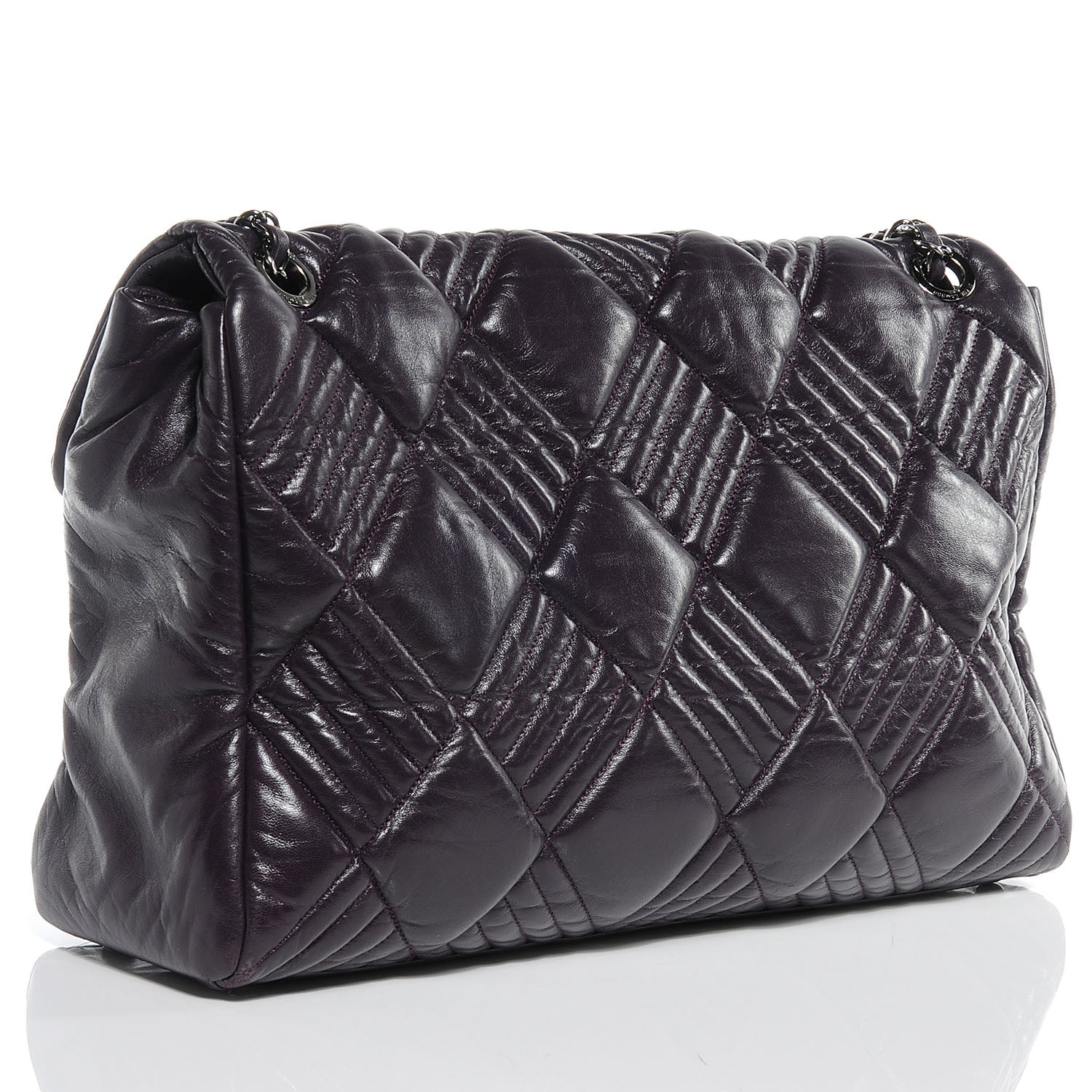 Chanel Lambskin In And Out Jumbo Maxi Flap 3 of 8