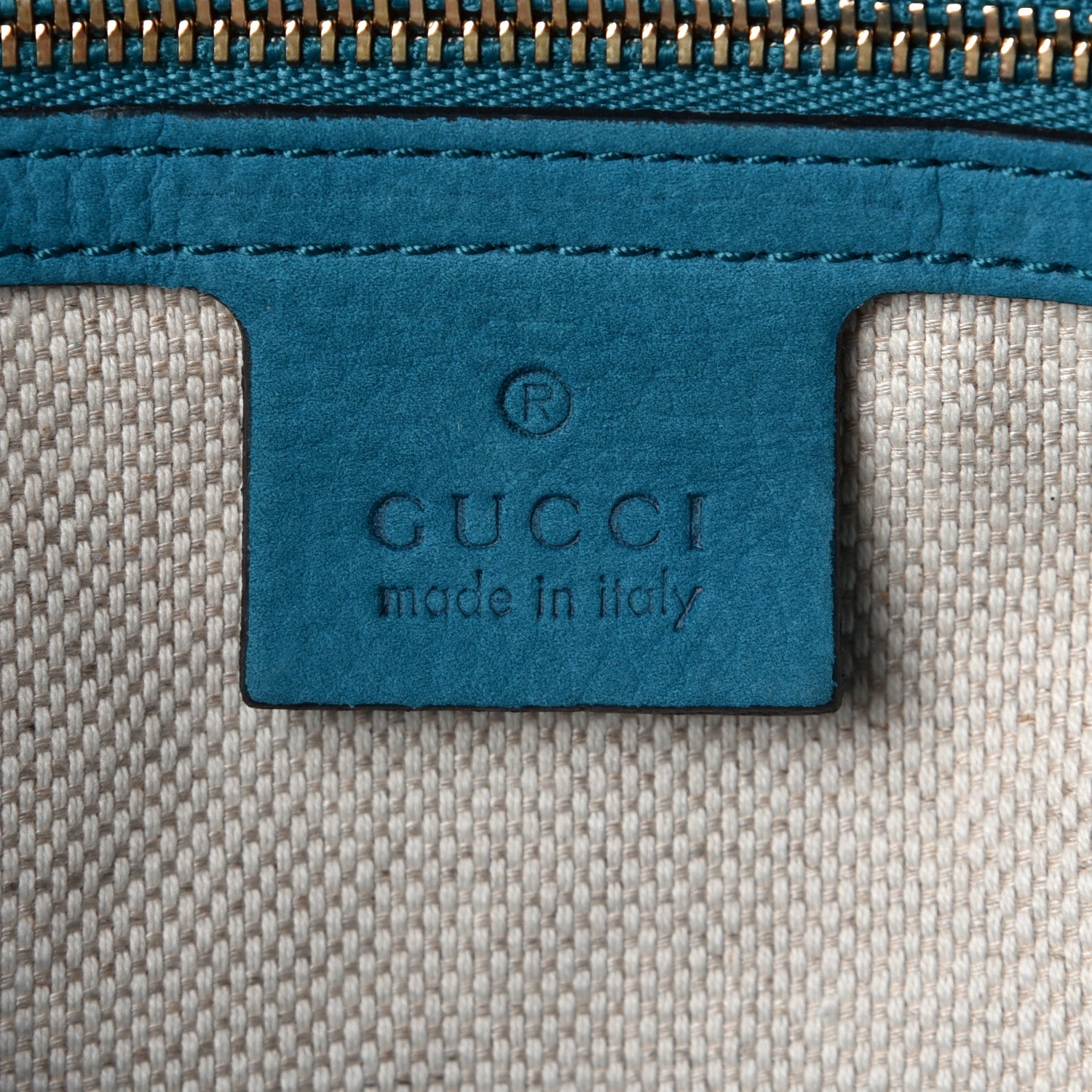 Gucci Vitello Range Small Soho Bowler Deep Cobalt 5 of 6