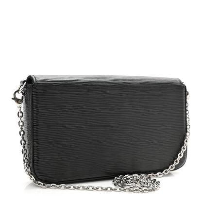 Louis Vuitton Epi Pochette Felicie Black 4 of 16