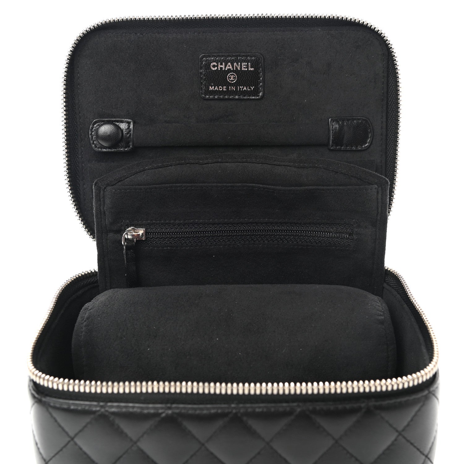 Chanel Lambskin Quilted Jewelry Case Black 7 of 10