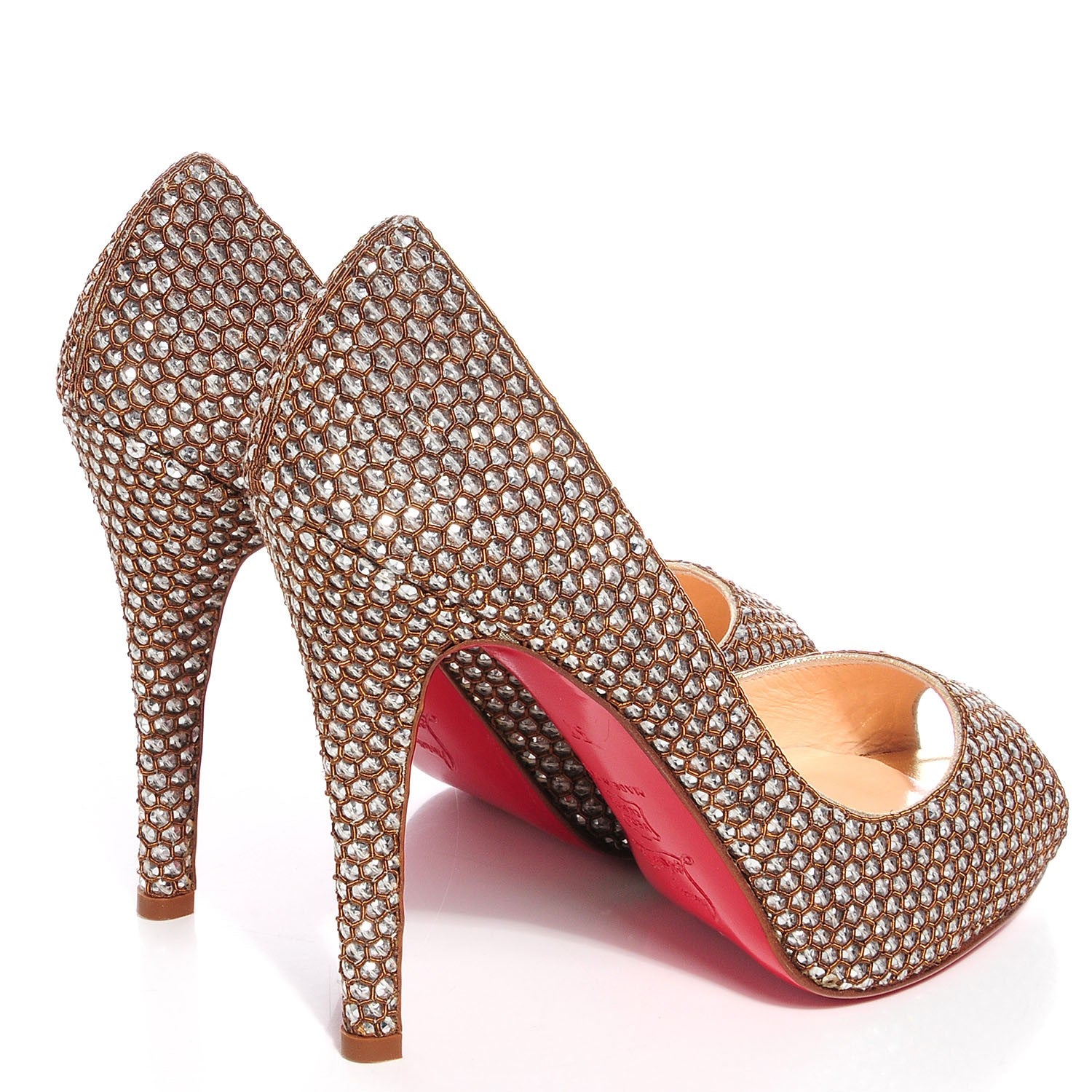 Christian Louboutin Sequin Very Prive 120 Pumps 37 4 of 7