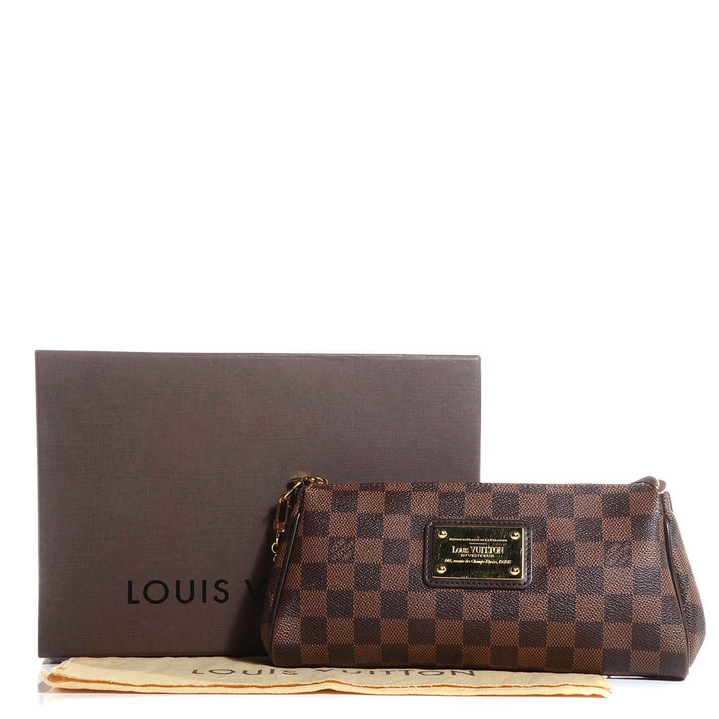 Damier Ebene Eva Clutch
