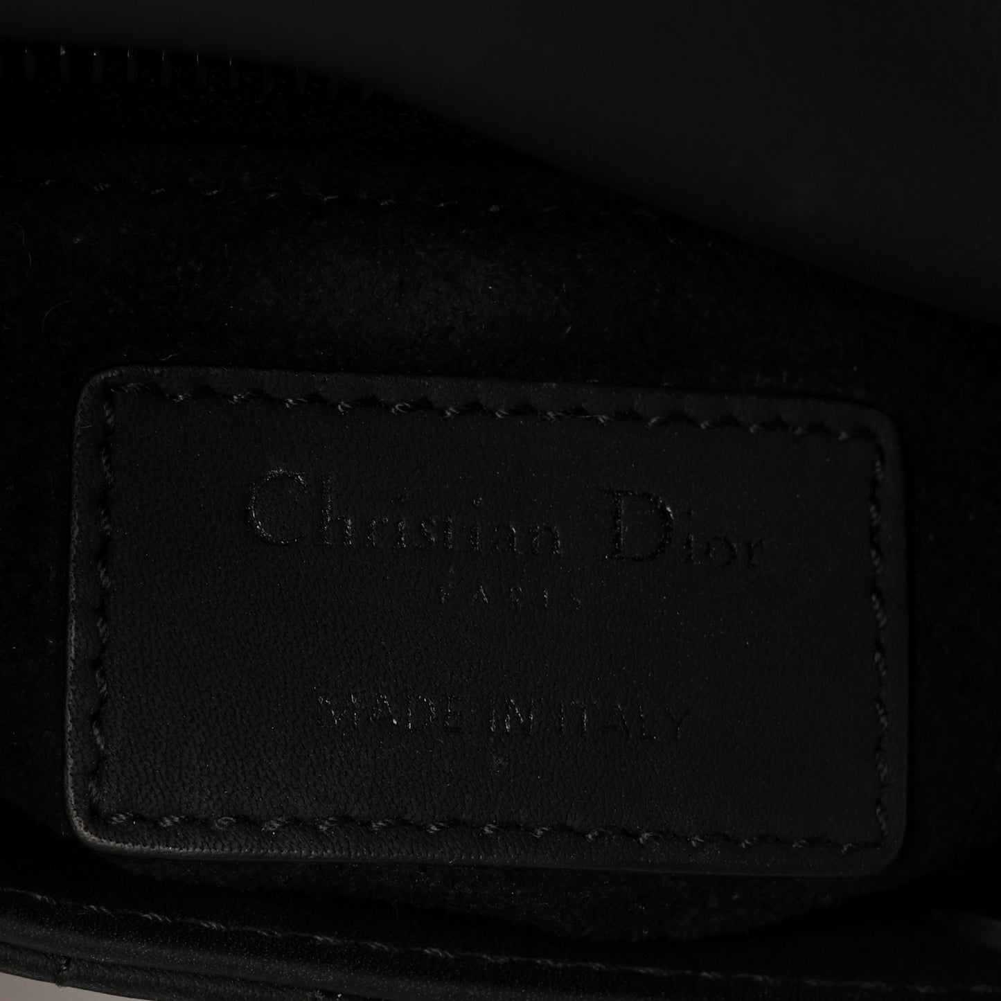 Ultra Matte Calfskin Cannage Mini Lady Dior Black