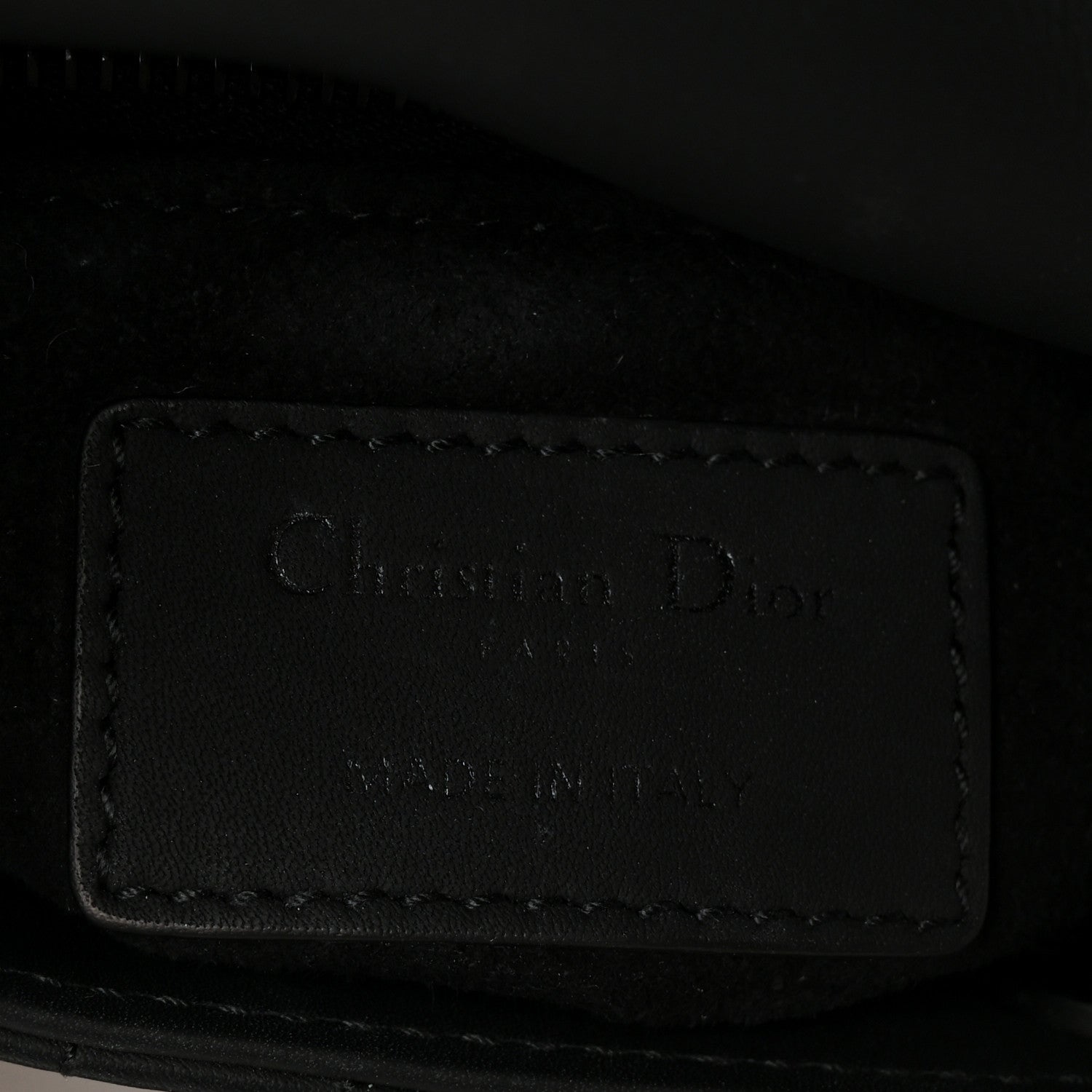 Christian Dior Ultra Matte Calfskin Cannage Mini Lady Dior Black 6 of 11