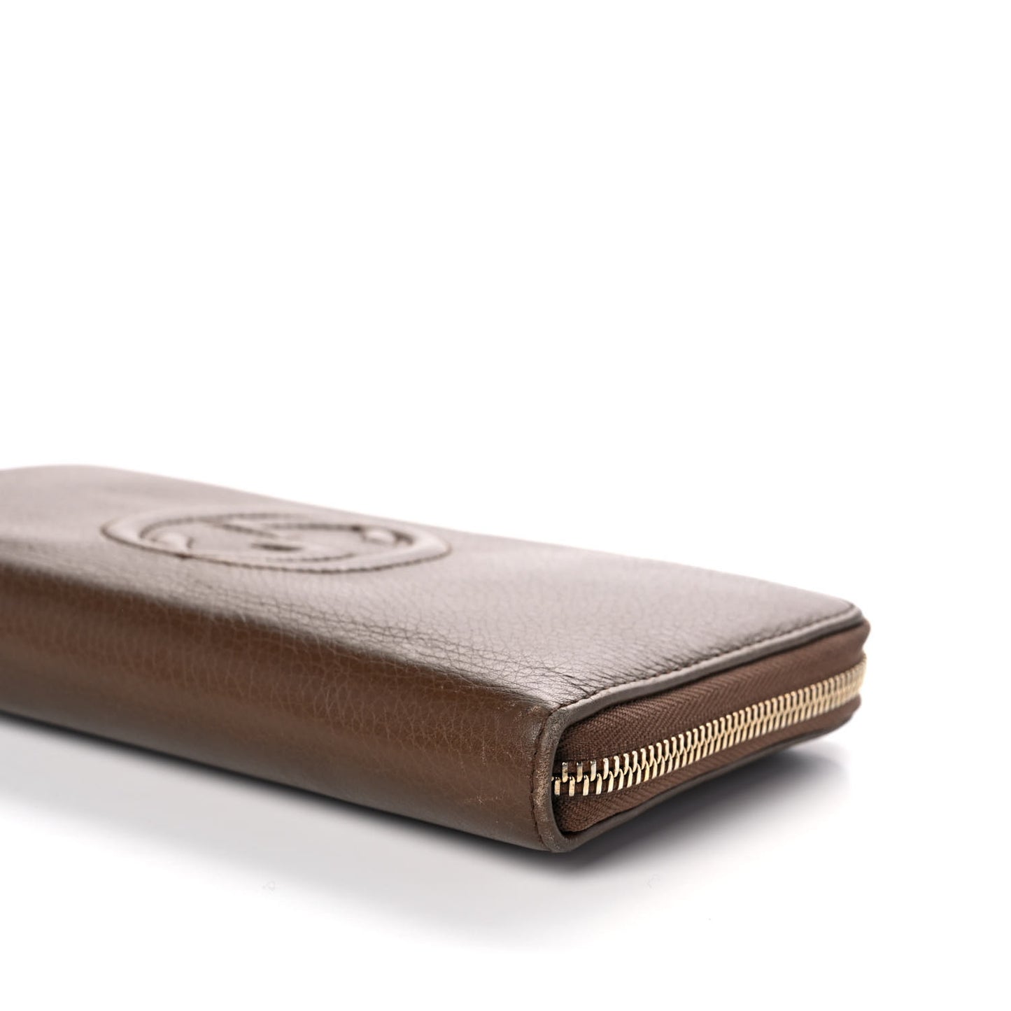 Cellarius Calfskin Soho Zip Around Organizer Wallet Acero