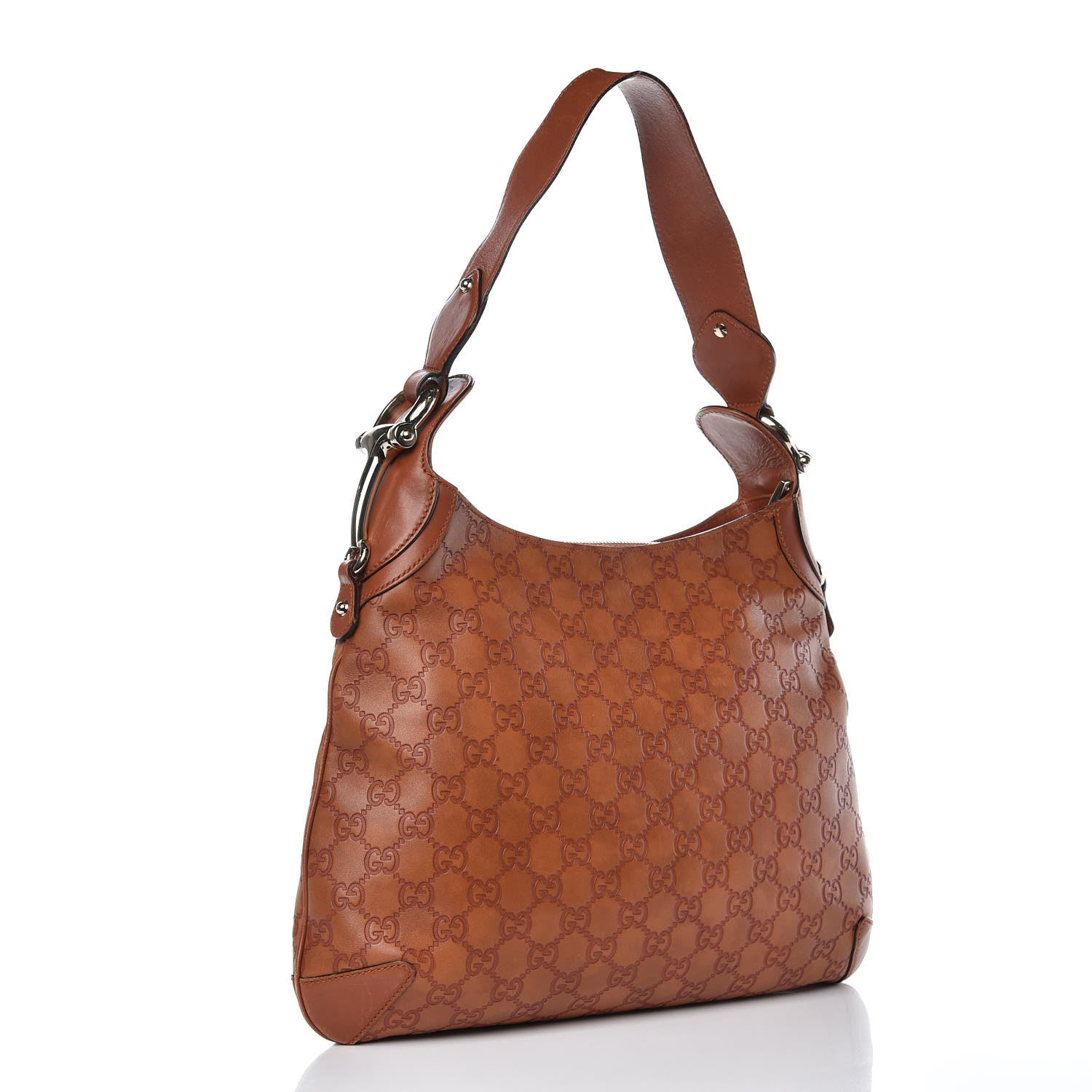Gucci Guccissima Creole Hobo Saffron 3 of 14