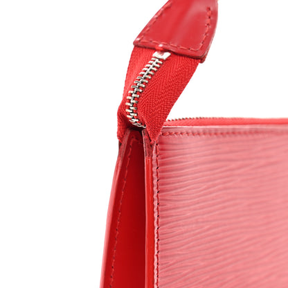 Louis Vuitton Epi Pochette Accessories Castillan Red 10 of 10