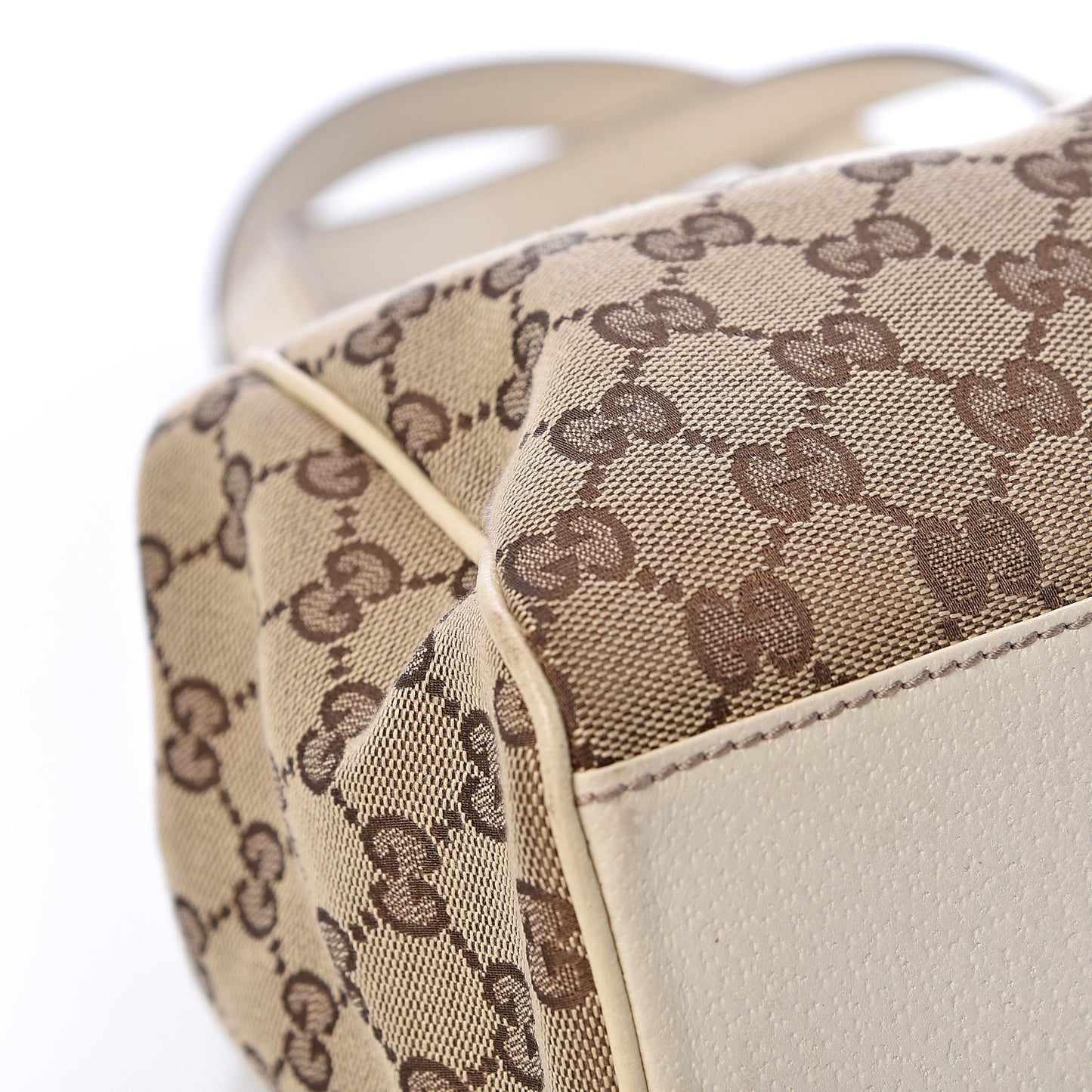 Monogram Medium Charmy Shoulder Bag Off White