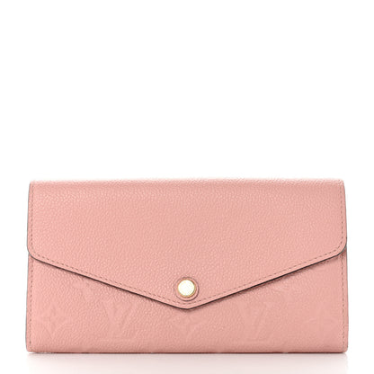 Louis Vuitton Empreinte Sarah Wallet NM Rose Ballerine 1 of 10