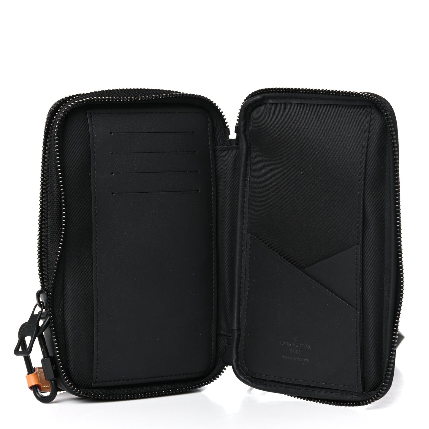 X NIGO Giant Damier Ebene Tortoise Double Phone Pouch