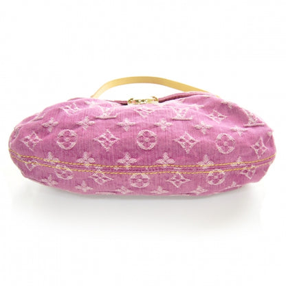 Louis Vuitton Monogram Denim Mini Pleaty Fuchsia 4 of 9