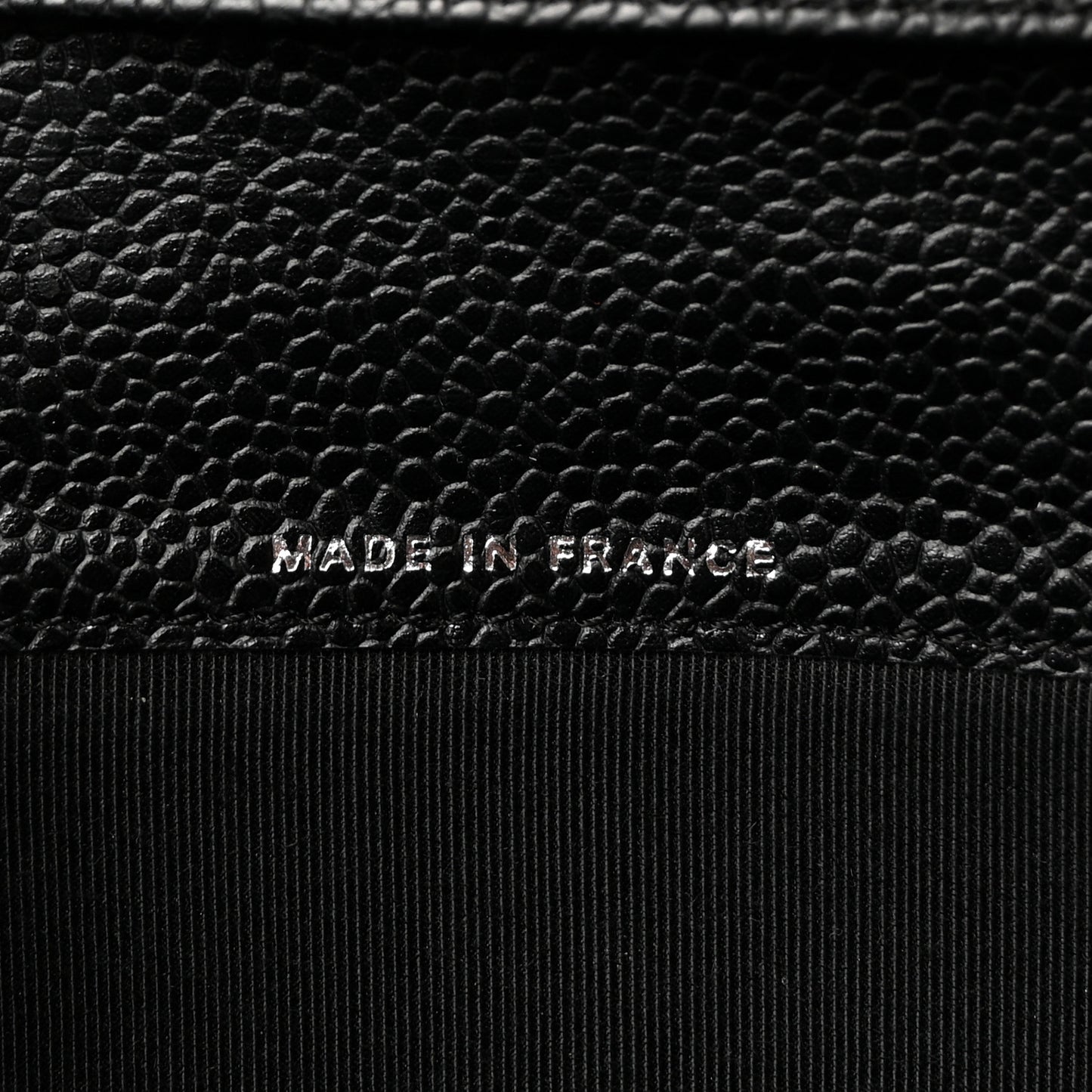 Caviar Quilted Yen Wallet Black