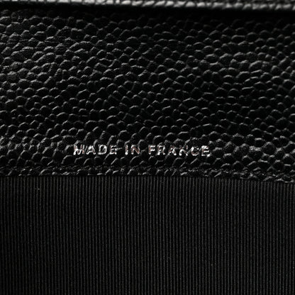 Chanel Caviar Quilted Yen Wallet Black 8 of 15