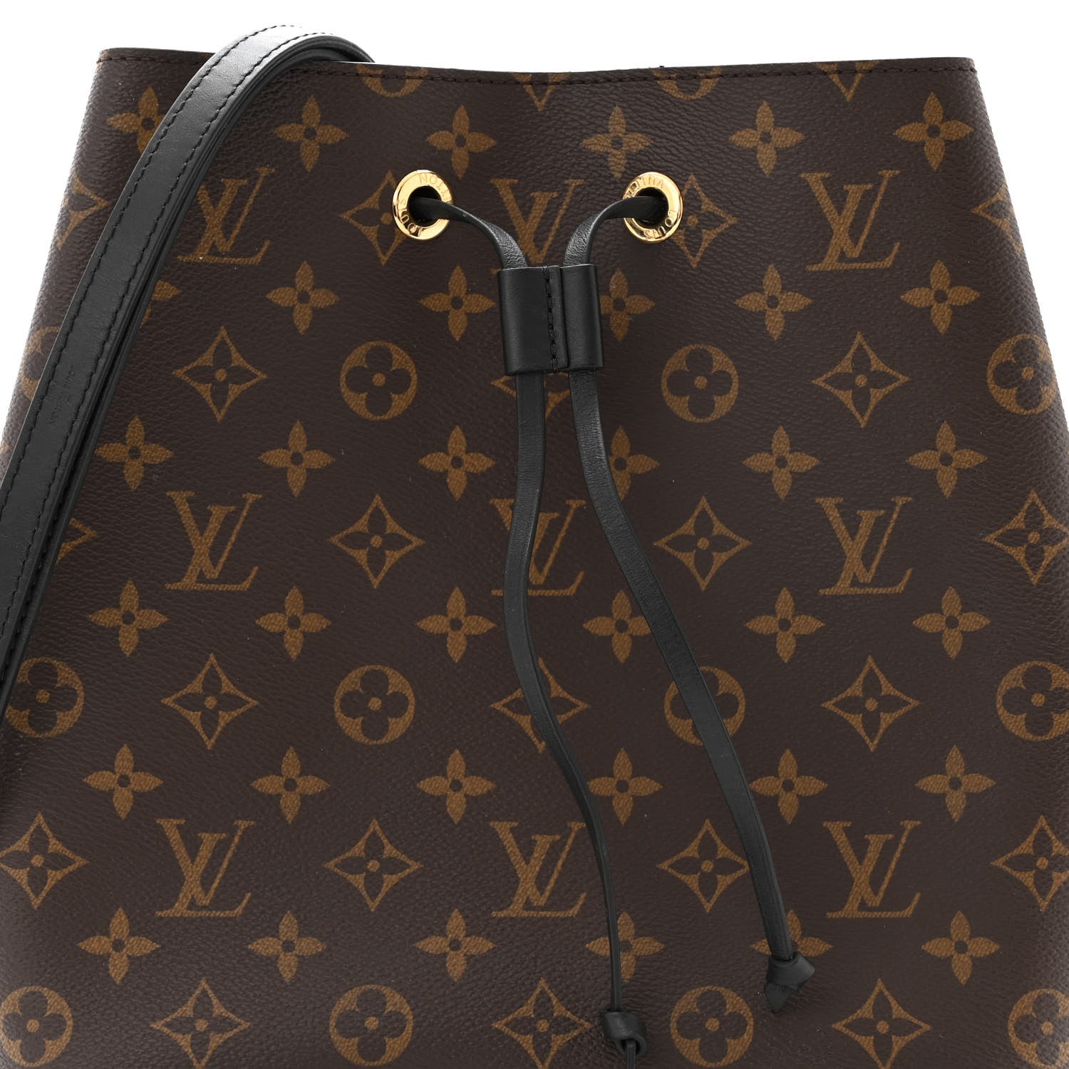 Louis Vuitton Monogram Neonoe MM Black 7 of 10