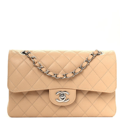 Chanel Caviar Quilted Small Double Flap Beige 1 of 12