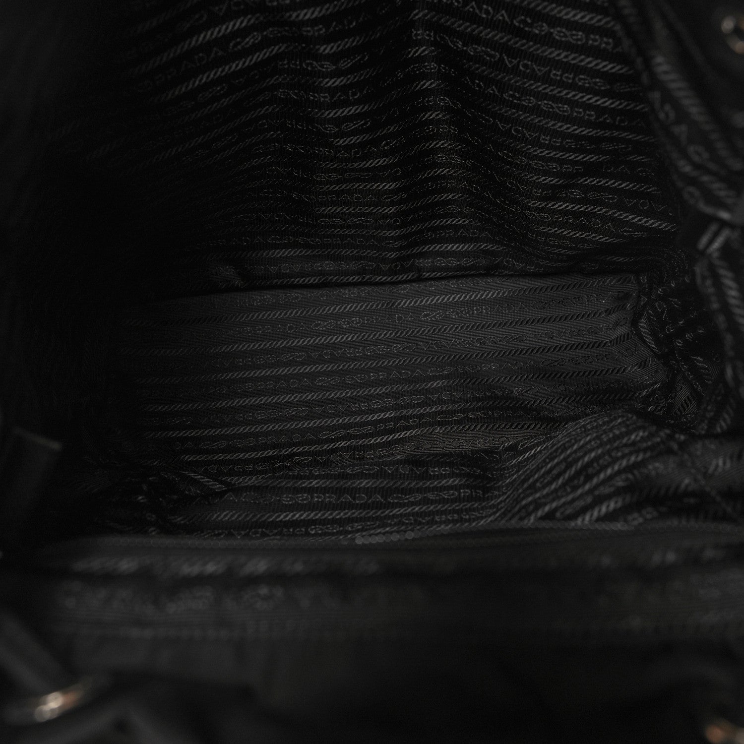 Prada Nylon Vela Medium Backpack Black 6 of 11