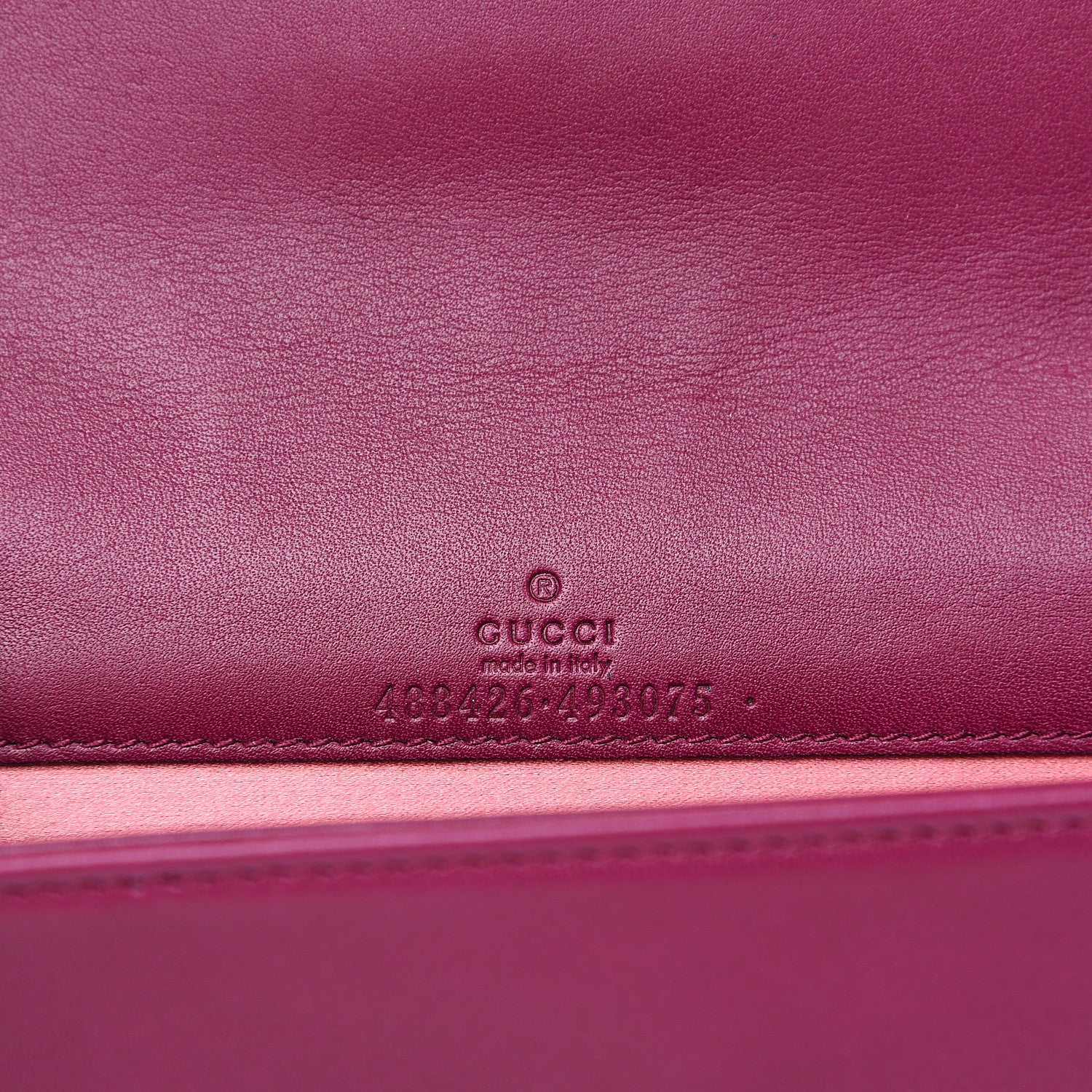 Gucci Velvet Matelasse GG Marmont Mini Bag Fuchsia Violet Cyclamen 5 of 9