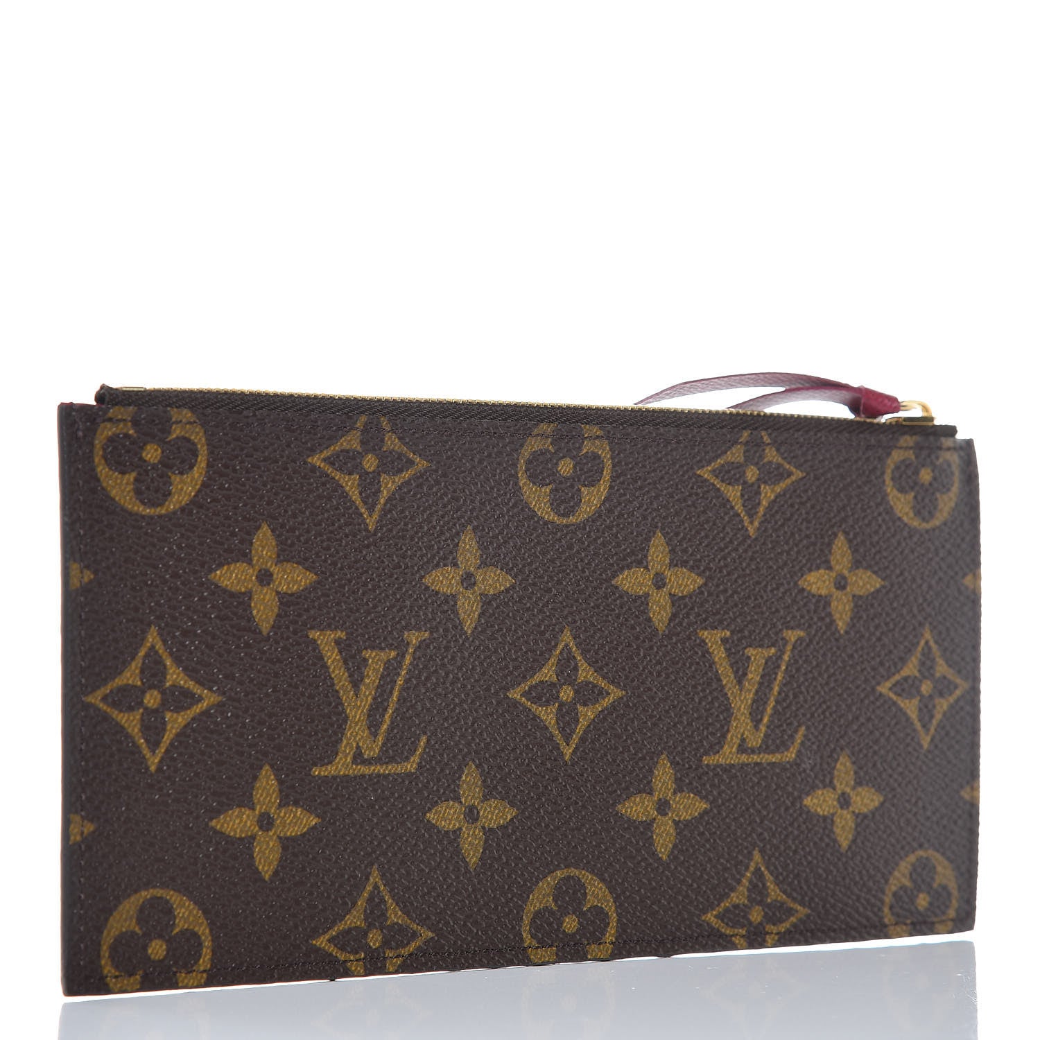 Louis Vuitton Monogram Felicie Chain Wallet Zippered Insert Fuchsia 3 of 6