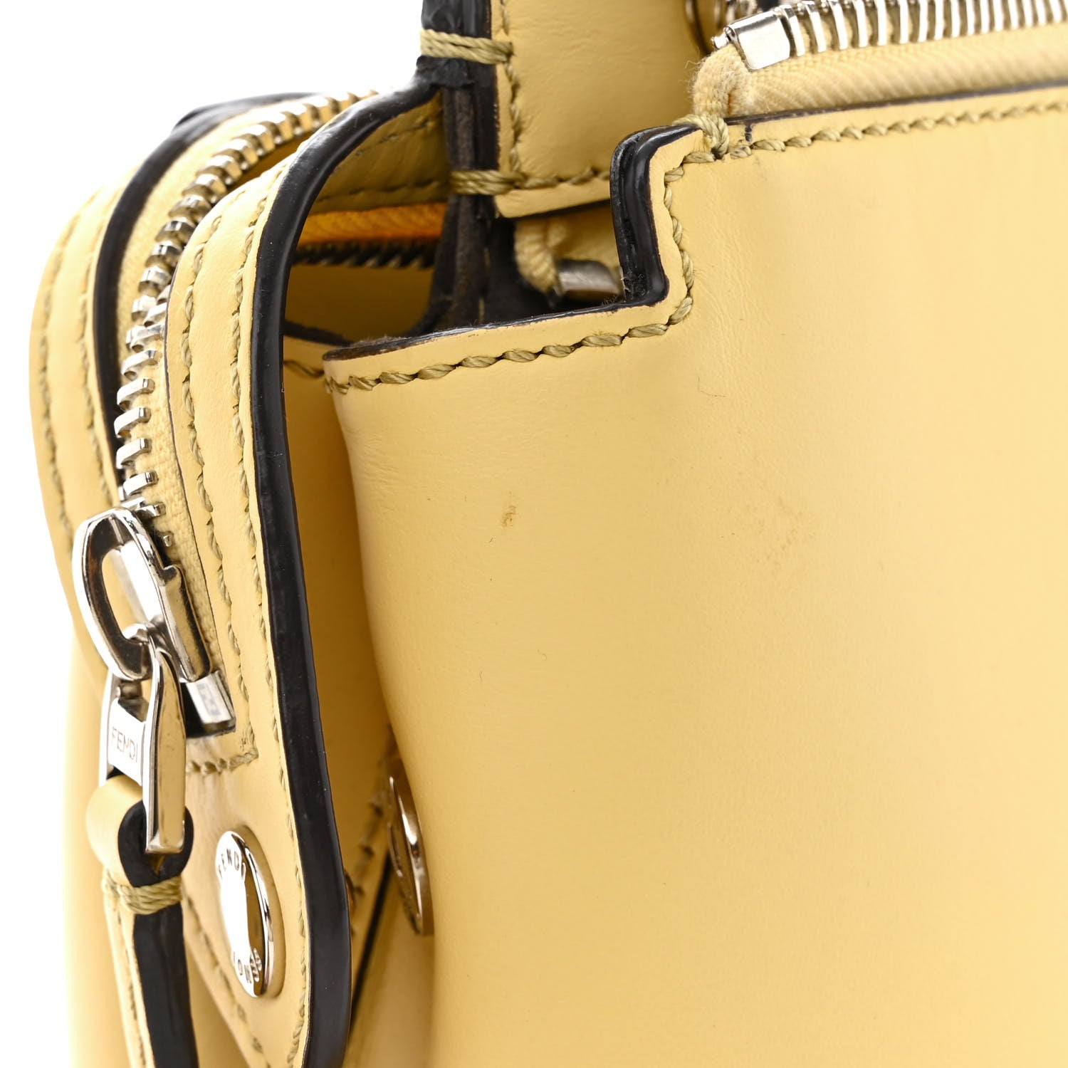 Fendi Vitello Dolce Hypnoteyes Small DotCom Click Chain Satchel Grano Multicolor 16 of 17