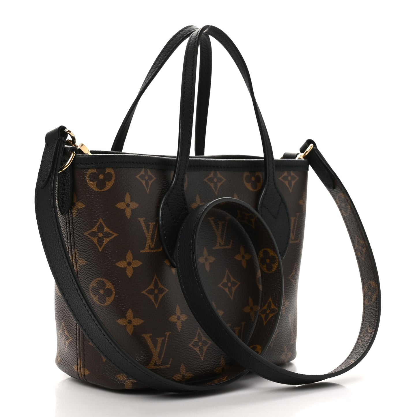 Monogram Neverfull Inside Out Bandouliere BB Black