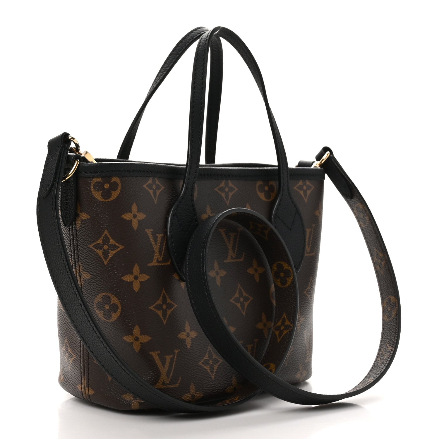 Louis Vuitton Monogram Neverfull Inside Out Bandouliere BB Black 6 of 16