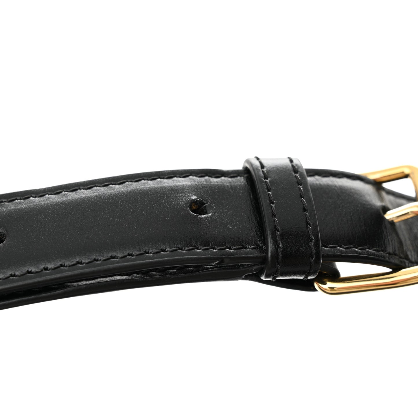 Shiny Calfskin Medium Triomphe Black