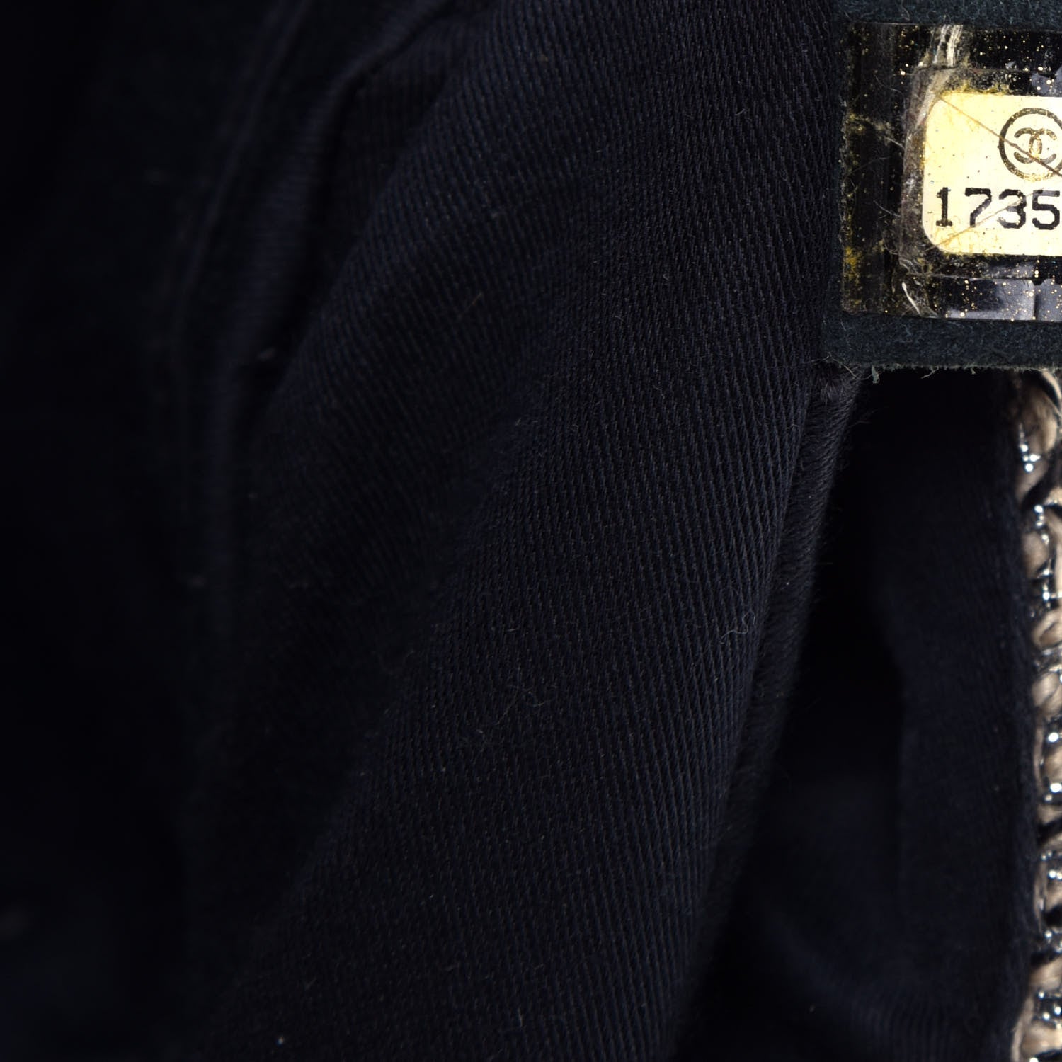 Chanel Crystal Tweed Quilted Medium Single Flap Black 6 of 11