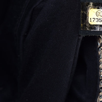 Chanel Crystal Tweed Quilted Medium Single Flap Black 6 of 11